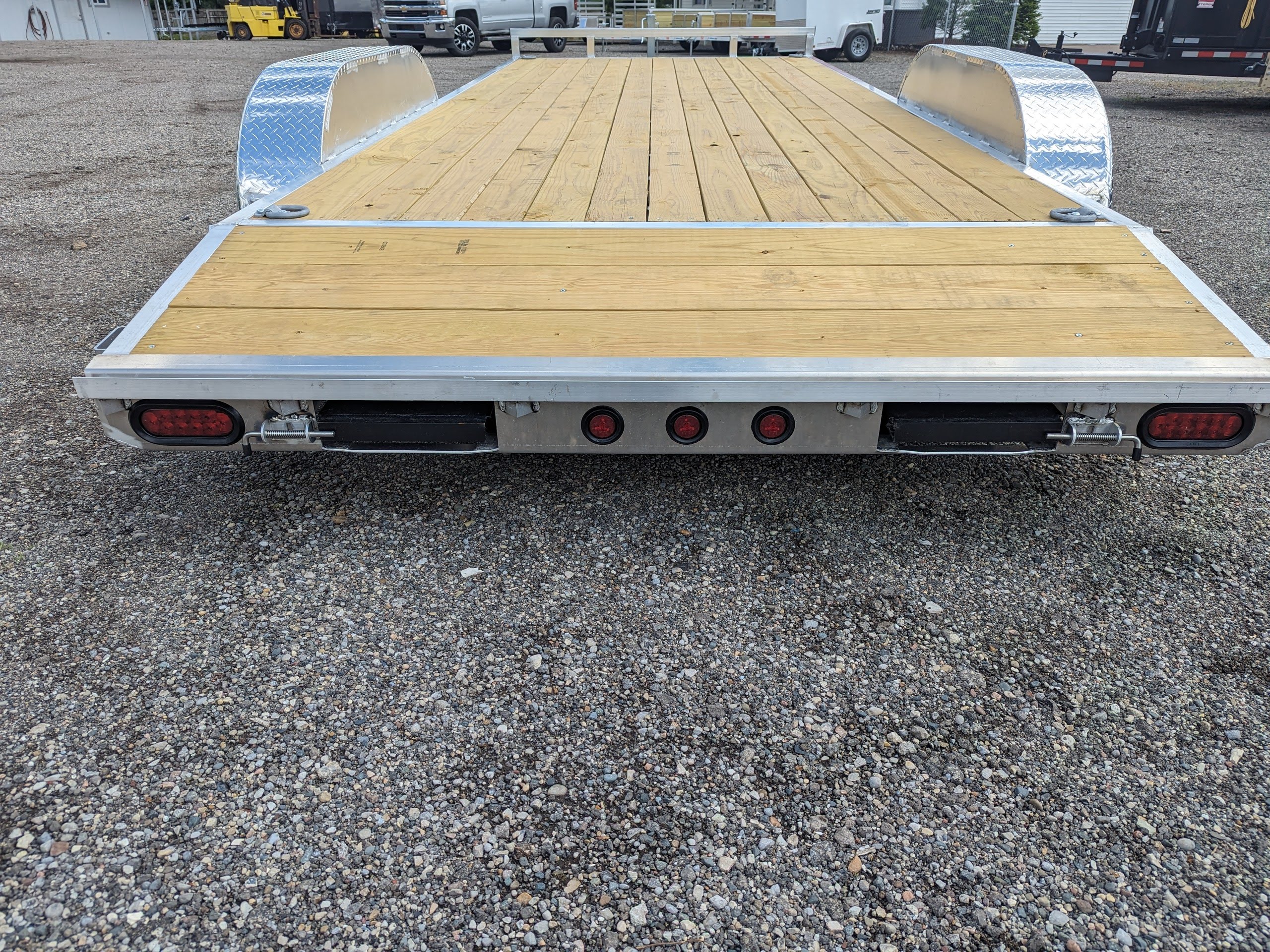 Silver Ox Taurus 10K flagship car hauler rear deck and LED lighting